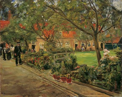 エダムの病院の庭 作： Max Liebermann