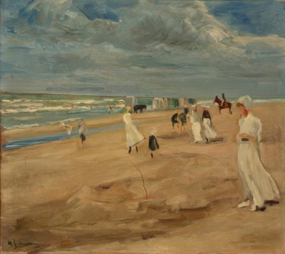 ノールドワイクのビーチ 作： Max Liebermann