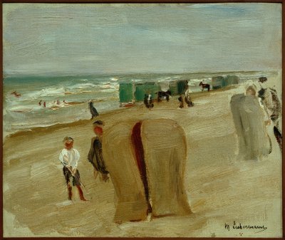 ノールトウェイクのStrandszene 作： Max Liebermann
