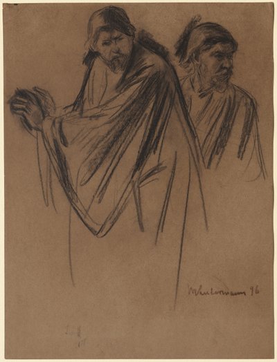 ダマスカスへ向かう途中の聖パウロのための研究 作： Max Liebermann
