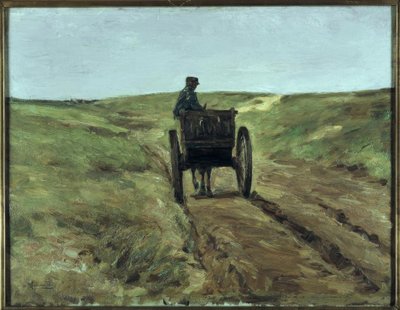カトワイク近くの砂丘のワゴン 作： Max Liebermann