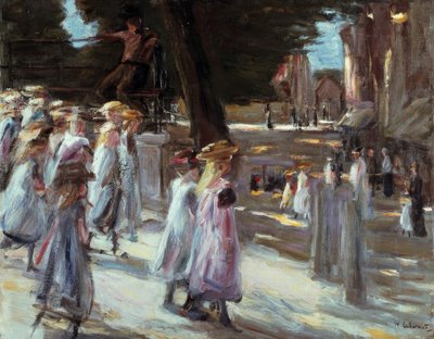 エダムの学校への道 作： Max Liebermann