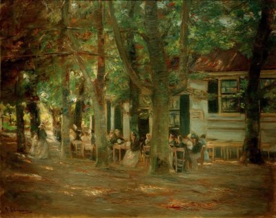 オーバーフェーンのヴィルツハウス 作： Max Liebermann