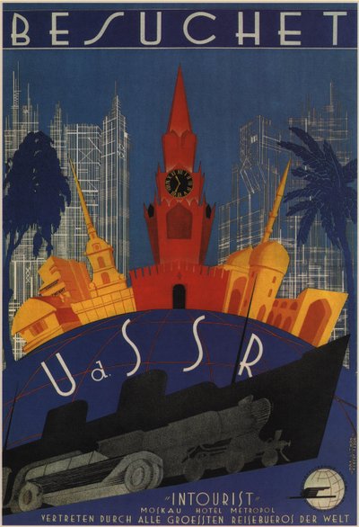 1930年のソ連訪問 作： Max Litvak