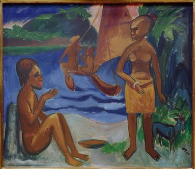 パラオ出発 作： Max Pechstein