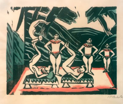 アクロバット III 作： Max Pechstein