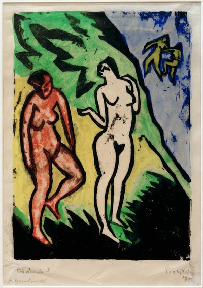 入浴者 V 作： Max Pechstein