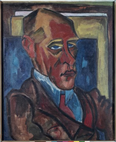 肖像 作： Max Pechstein