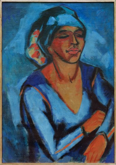ロッテ・ペックシュタインの肖像 作： Max Pechstein