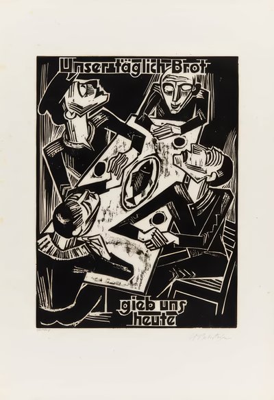 「主の祈り」 作： Max Pechstein