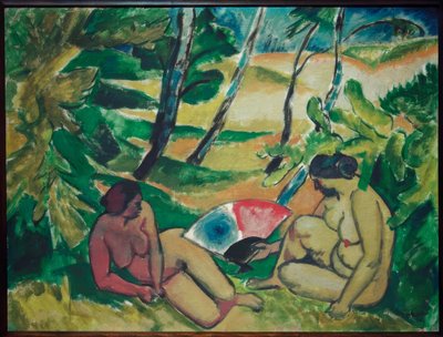 水浴者たち 作： Max Pechstein