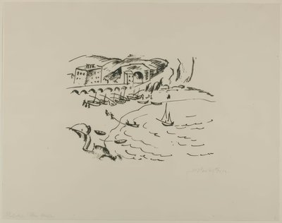 モンテ・ロッソ湾、トラベル・ピクチャーズより：イタリア～南の海 作： Max Pechstein