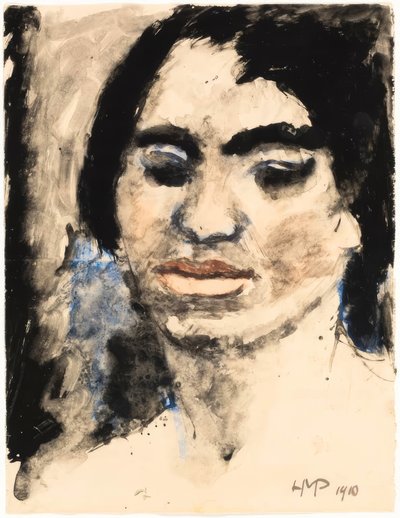 画家の義母 作： Max Pechstein