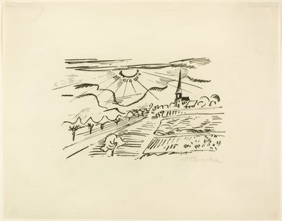 テューリンゲン州、旅行写真より：イタリア～南の海 作： Max Pechstein