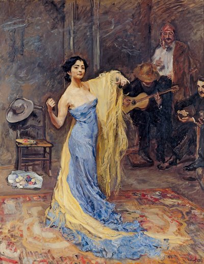 ダンサー、マリエッタ・ディ・リガルドの写真（1904年 作： Max Slevogt