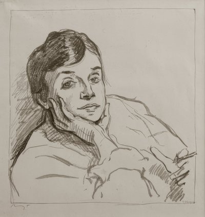 M.Slevogt、Nini Slevogt、アーティストの妻 作： Max Slevogt
