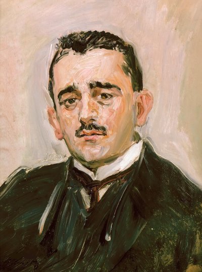Bruno Cassirer 1872-1941、1911の肖像。 作： Max Slevogt