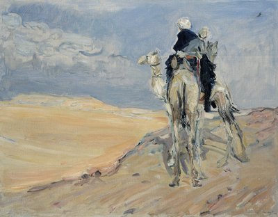 1914年のリビア砂漠の砂嵐 作： Max Slevogt