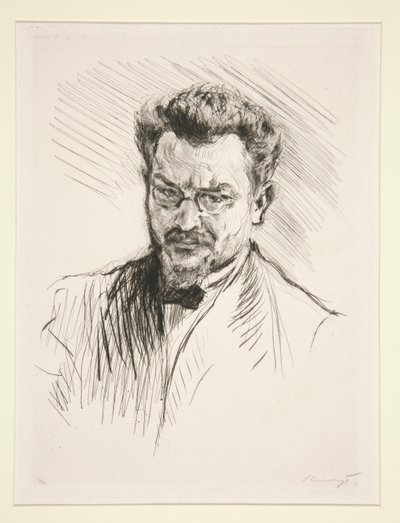 自画像 作： Max Slevogt