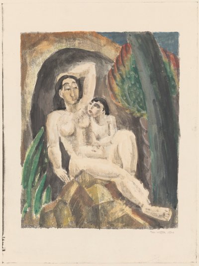 お母さんと子供 作： Max Weber