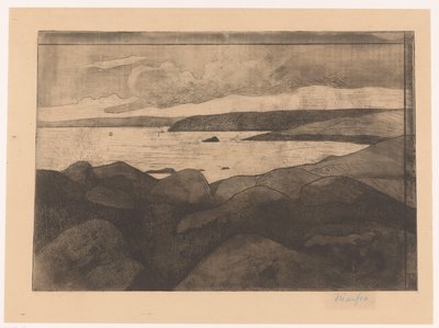 ブルトン海岸 作： Maxime Camille Louis Maufra (attributed to)