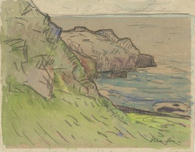 ブルターニュ ブレトンの岩の多い海岸 kustlandschap 作： Maxime Camille Louis Maufra