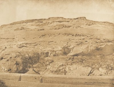 リコポリスの古代ネクロポリス、シャウト、1849-50年。 作： Maxime Du Camp