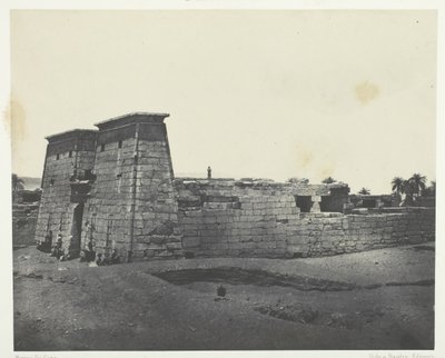 カルナック、コンの神殿、テーベ、184951年、1852年印刷。 作： Maxime Du Camp