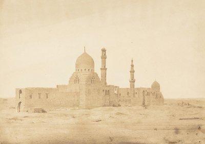 アヨビト族のモスクと墓、カイロ、1849年12月～1850年1月。 作： Maxime Du Camp