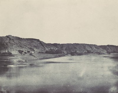 ヌビアです。ナイル川の東岸 バブの村1850年、フィロエの南側から撮影。 作： Maxime Du Camp