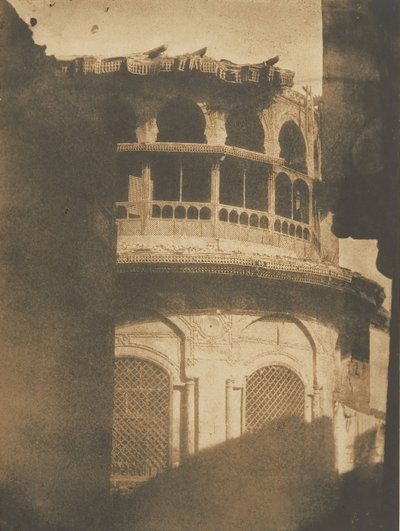 Sibyl または Fountain and School of Souk-el-asr、カイロ、1849 年 12 月～1850 年 1 月。 作： Maxime Du Camp
