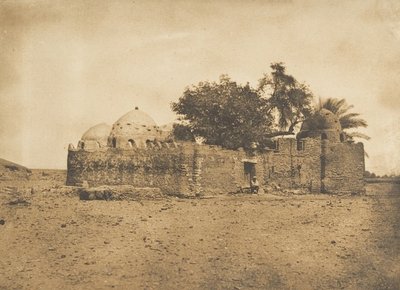 ハジ・アブダラ・エル・マラブーの墓、ハーメント、1849-50年。 作： Maxime Du Camp