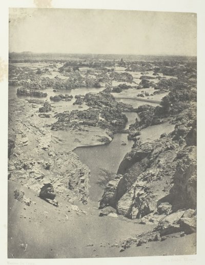 Cavalier View Of The Second Cataract, Nubia, 184951, 1852年印刷。 作： Maxime Du Camp