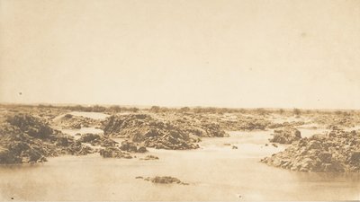 1850年3月、セカンド・カタラクトの急流の眺め。 作： Maxime Du Camp