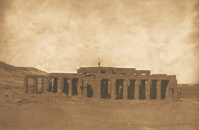 テーベのラメセウム遺跡の全景 オシマンディアンの墓 1849-50年 作： Maxime Du Camp
