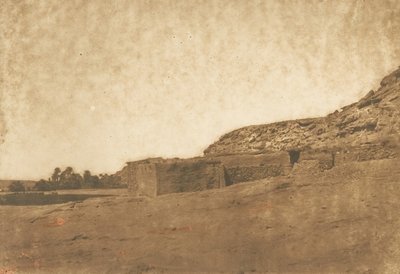 1850年4月、北回帰線上にあるアブホール村で撮影された写真。 作： Maxime Du Camp