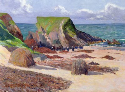 海藻の収穫、1891年 作： Maxime Emile Louis Maufra
