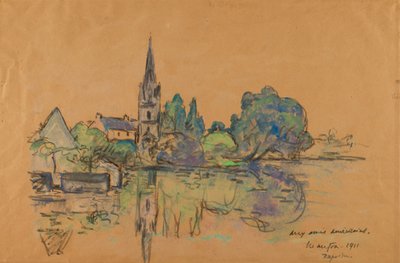 1911年の「風景」。 作： Maxime Emile Louis Maufra