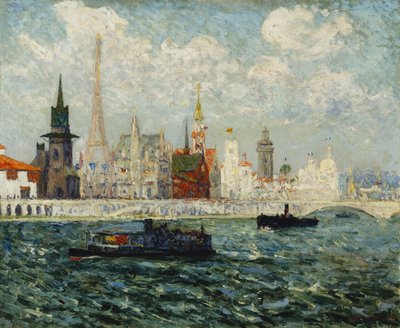 レパビヨン、パリ万国博覧会、1900年、1900年 作： Maxime Emile Louis Maufra