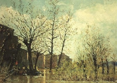 洪水 作： Maxime Emile Louis Maufra