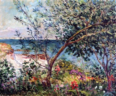 ブルターニュの芸術家の庭 作： Maxime Emile Louis Maufra