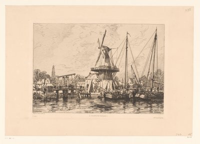 ハーレムの眺め À Haarlem (Holland) (オブジェクトのタイトル) 作： Maxime François Antoine Lalanne