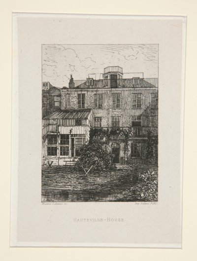 Hauteville-House、pl。 スイートから 2 ヴィクトル・ユーゴー (Victor Hugo) で。 作： Maxime Lalanne