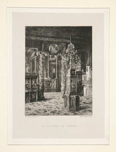 オークギャラリー、pl。 スイートから 6 ヴィクトル・ユーゴー (Victor Hugo) で。 作： Maxime Lalanne