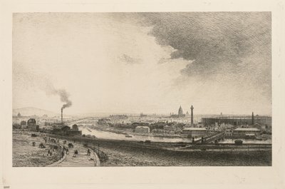 セーヌ川、1867年。 作： Maxime Lalanne