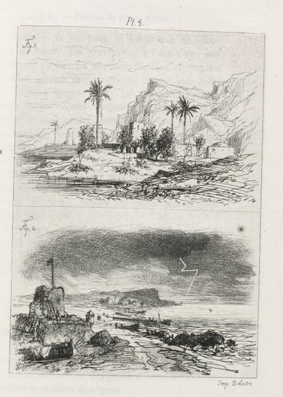 エッチングとエッチングに関する論文：プレート5、1866。 作： Maxime Lalanne