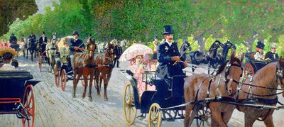 プラーター公園でのドライブ 作： Maximilian Lenz