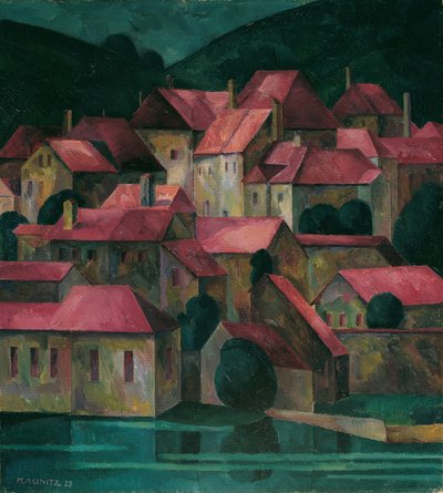 赤い屋根 作： Maximilian Reinitz