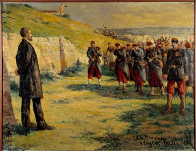 パリコミューン：「」ウジェーヌヴァルリンの死 作： Maximilien Luce