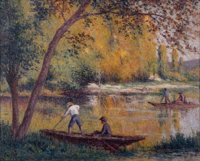 治療中の流木コレクター 作： Maximilien Luce